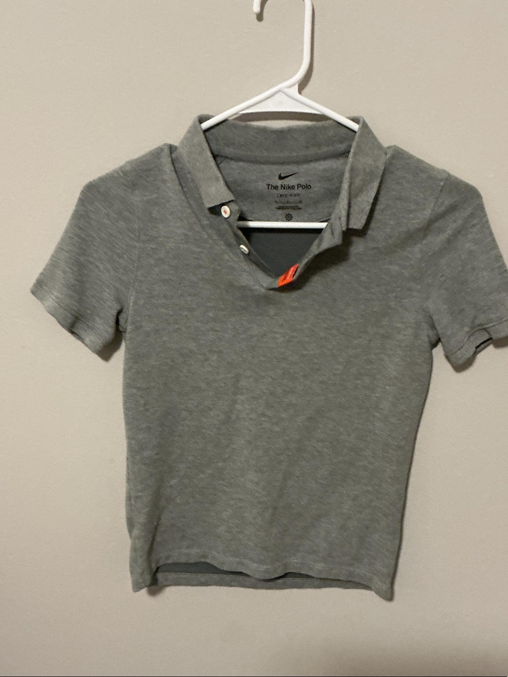 Nike Gray Dri-FIT Polo Shirt